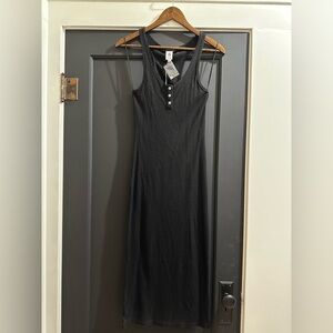 FLAWLESS Black Midi Dress